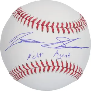 Matt Shaw Chicago Cubs Autographed Baseball with "Night Agent" Inscription - Fanatics Authentic Certified