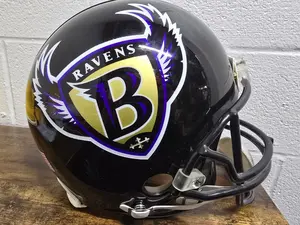 RARE Baltimore Ravens AUTHENTIC Full Size Helmet 90s Wing Logo