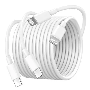 ELECTRICME [MFi Certified] USB C to Lightning Cable 6FT, 2 Pack Type C iPhone Charger Cord Power Delivery iPhone Charger Fast Charging Cable Cord Compatible with iPhone 14 13 12 11 Pro Max XS XR X 8