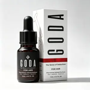 GODA Women's Long-Lasting Fragrance Perfume - 15ml/0.50 fl. oz Original Scent with Jasmine, Rose, Vegan & Cruelty-Free