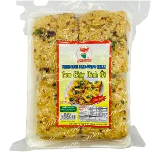 Happy Elephant Fried Rice Cake Chili & Onion (Cơm Cháy Hành ớt) 7oz