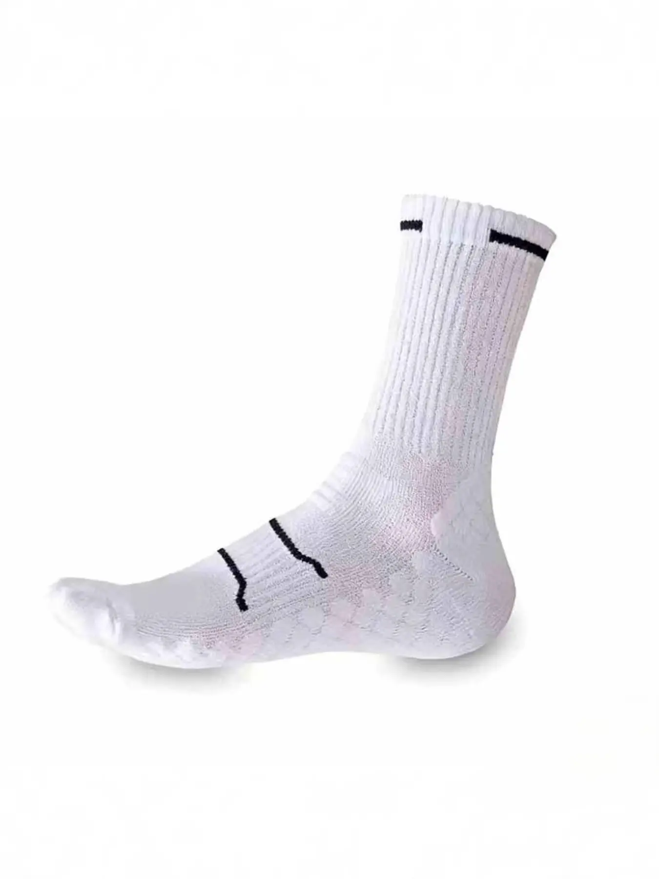 10 Pairs Men's Sporty Comfortable Crew Socks, Odor-Resistant Sweat-Wicking Breathable Cotton Blend, Ideal for Running, Basketball, Marathon