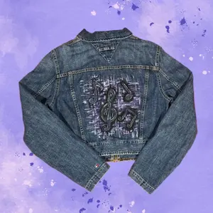 Custom Painted Denim Jacket