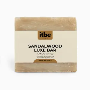 Sandalwood Luxe Bar — Rich Sandalwood Soap | Gentle, Moisturizing Cleanse for Sensitive Skin (4 oz)