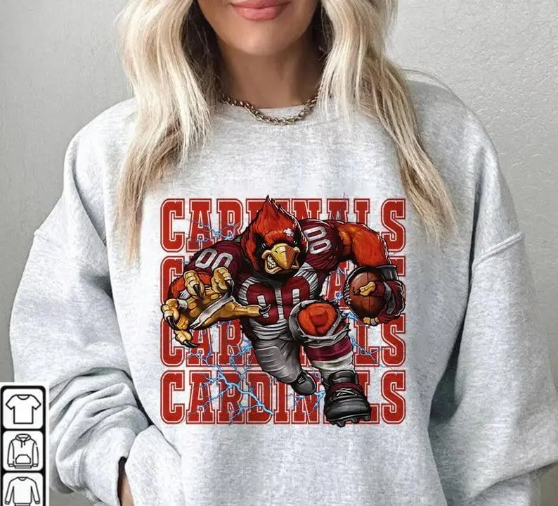 Arizona Football Sweatshirt, Vintage 90s Football Sweatshirt, Made In USA, Gift For Football Fan