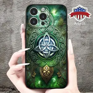 Compatible with iPhone 16 15 Pro Max Plus 14 13 12 11 X XR Ancient Legend Pattern Design Pattern Rugged Durable shockproof Anti-Scratch soft Silicone case Exquisite Gift