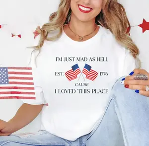 I'm Just Mad As Hell Shirt, I Loved This Place Tee, USA Flag Comfort Color Shirt,Independence Day Shirt,Fourth Of July Gift,Patriotic Shirt