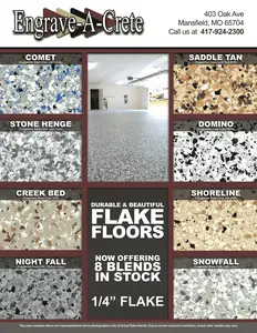 Chips - Epoxy Flake 1/4" Chips - Epoxy Flake 1/4"