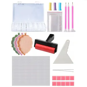 DIY Diamond Painting Tool Set, Point Drill Pen, Clay Brick Stone Drawing Tools Kit, Craft Supplies for Beginners and Professionals