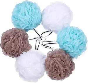 Bath Loofah Shower Sponge Pouf Body Scrubber Exfoliator Scrubber Ball