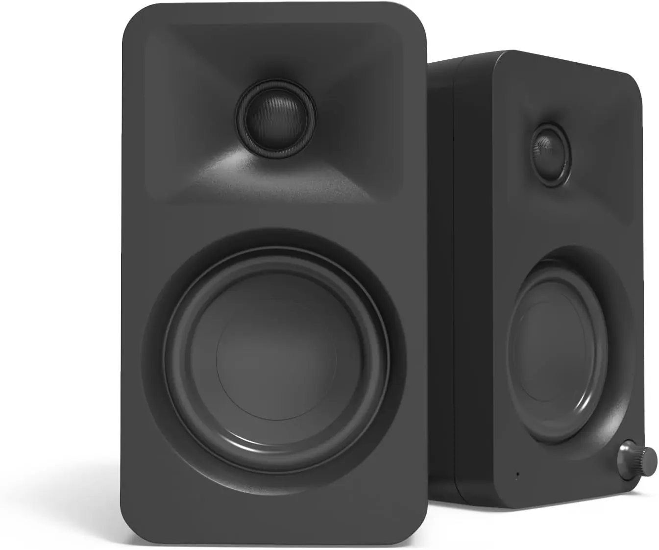Kanto ORAM Powered Reference Desktop Speakers - 100W, Bluetooth, Built-in Subwoofer, Stereo Audio Equipment for Desks & Small Spaces, Plug-and-Cable Connectivity, Compact Streaming, Included Power Supply