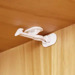 KFFKFF Hook And Eye Gate Latch, 2 Pack Barn Door Latch Hook With Mounting Screws/12 Pack Child Safety Cabinet Locks, Stainless Steel/Plastic Hook And Eye Latch, Hook Lock For Sliding Barn Door, Cabinet, Window, Gate, Fence, Bathroom