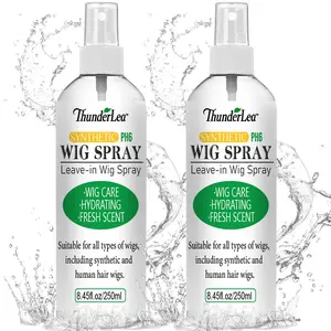Synthetic Wig Leave-in Conditioner Spray, Hydrating, Cleans & Extends Wig Lifespan, pH 6, with Coconut Oil, Easy to Comb, Soft & Refreshing | 8.45 fl.oz