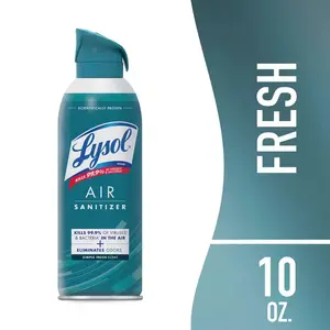 Air Sanitizer Spray, for Air Sanitization and Odor Elimination, Simple Fresh, 10 Fl. Oz Lysol
