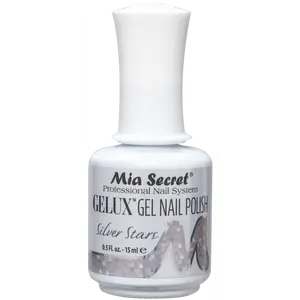 Gelux Gel Polish Silver Stars