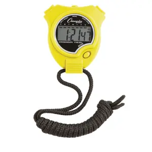 Champion Sports  Stop Watch, Yellow