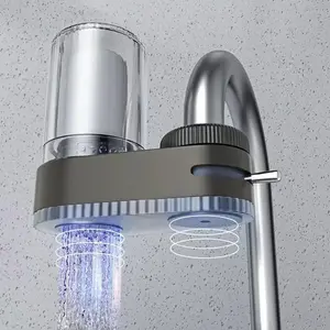 Kitchen Sink Faucet Filter, Sediment Carbon Filter - Equipped With A Replaceable Activated Carbon Core, Purifies Water From Chlorine, Scale, Heavy Metals. The Filter Core Is Designed For Easy Replacement, Suitable For Household Use