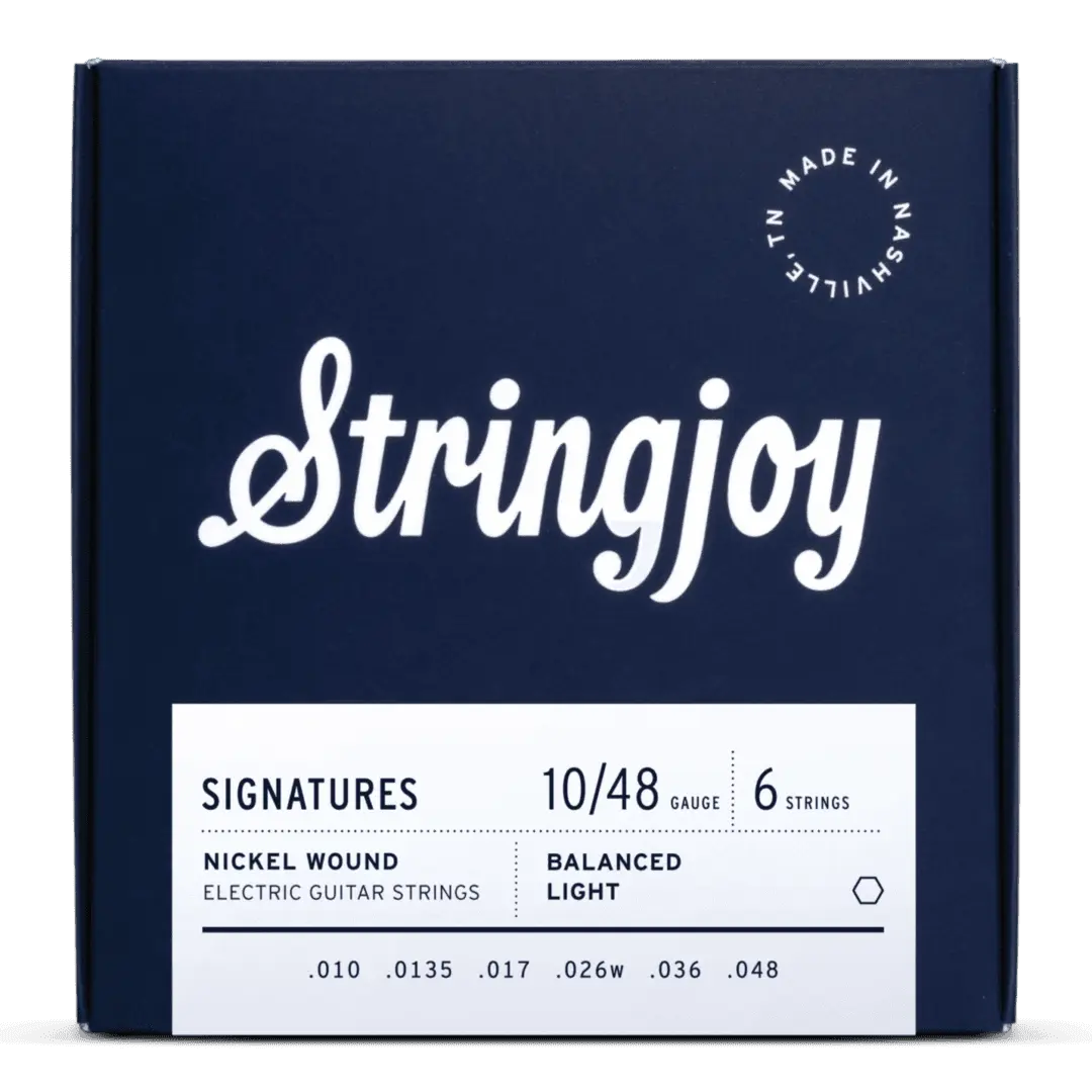 Stringjoy 10-48 Balanced Light Nickel Wound Electric Guitar Strings