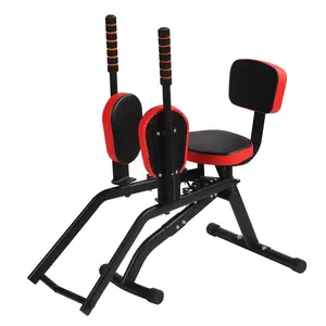 Hip Abduction & Glute Exercise Machine – Home Gym Thigh and Booty Workout Equipment for Women & Men – Compact Abductor Trainer with Adjustable Resistance & 35 lb Resistance Band