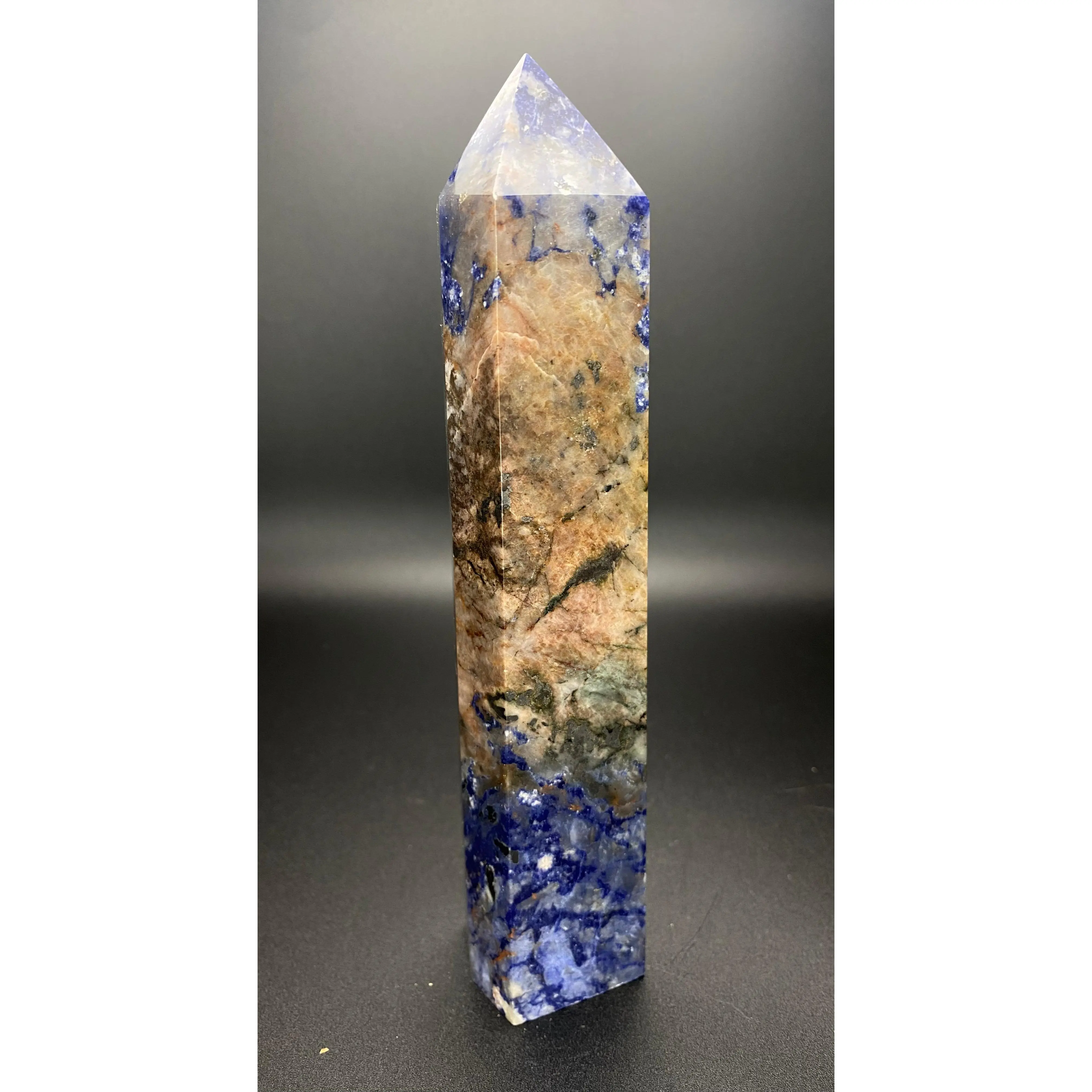 High Quality Sodalite Tower | 8” | 1.16 lbs