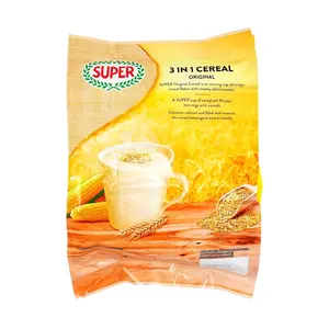 SUPER Singapore 3-in-1 Original Cereal Drink - 20 Sachets, 500g - Nutritious Breakfast & Snack