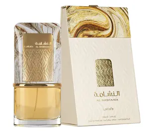Lattafa Al Nashama Eau de Parfum Spray for Unisex, 3.4 Ounce