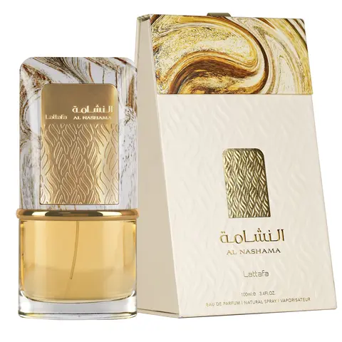 Lattafa Al Nashama Eau de Parfum Spray for Unisex, 3.4 Ounce