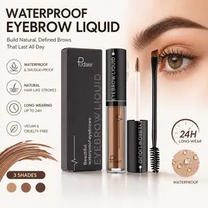 Naturally Waterproof Eyebrow Tint, 3D Eyebrow Gel Liquid Eyebrow Pencil, Long Lasting Non-Fading Brow Makeup
