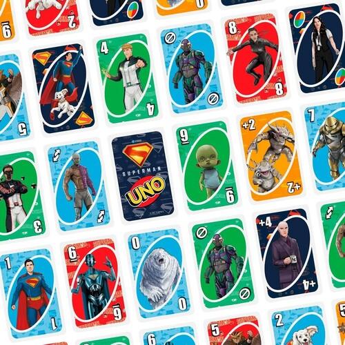 Mattel Games - UNO: Superman  [COLLECTIBLES] Card Game, Table Top Game