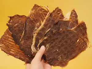 Crispy Steak Chips Variety Pack - 4 Flavors: Original, Cumin, Spicy, Tomato | High Protein Beef Jerky Snacks