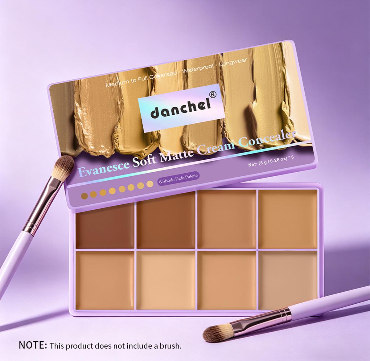 Danchel 1-Count Concealer Palette, Multi-Use Concealer, Longwear Concealer, 8 Shades Available, All-in-One Multi-Effect, Soft Mist Luxury Finish, Waterproof & Transfer-Proof, Long-Wearing, All-Day Coverage, Suitable for All Skin Types Danchel 1-Count Concealer Palette, Multi-Use Concealer, Longwear Concealer, 8 Shades Available, All-in-One Multi-Effect, Soft Mist Luxury Finish, Waterproof & Transfer-Proof, Long-Wearing, All-Day Coverage, Suitable for All Skin Types