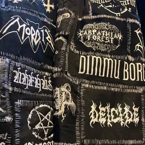 lot bundle black metal patches x20 crust punk, dsbm, death metal, goth