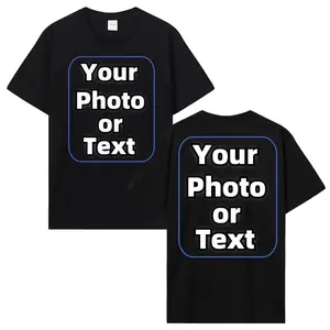 Custom T Shirt Make Your Design Logo Text Cotton Tshirt Personalized Gift Customized Your Design T-shirt Diy Men Women Tees Tops