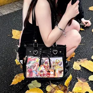 Bandage Bow Ita Bolsos Mujer Love Heart Hand Bag Ladies Square Sac Femme Underarm Shoulder Bags for Women Crossbady Bolso