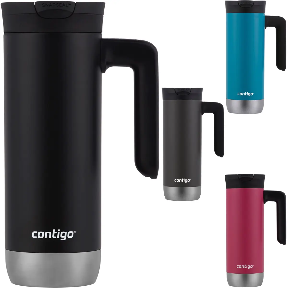 Contigo 20 oz. Superior 2.0 SnapSeal Stainless Steel Travel Mug - TikTok  Shop