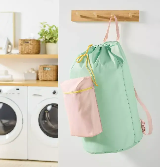 XL Laundry Backpack – Large Capacity Clothes Hamper Bag with Shoulder Straps for Dorm, Home and Travel