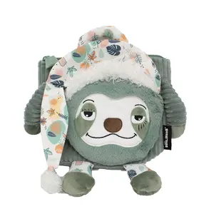 Les Delingos Corduroy Backpack Plush | Chillos the Sloth