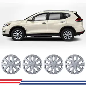 WOLFSTORM 4-Pack 17 Inch Wheel Rim Cover Hubcaps for 2014-2020 NISSAN ROGUE