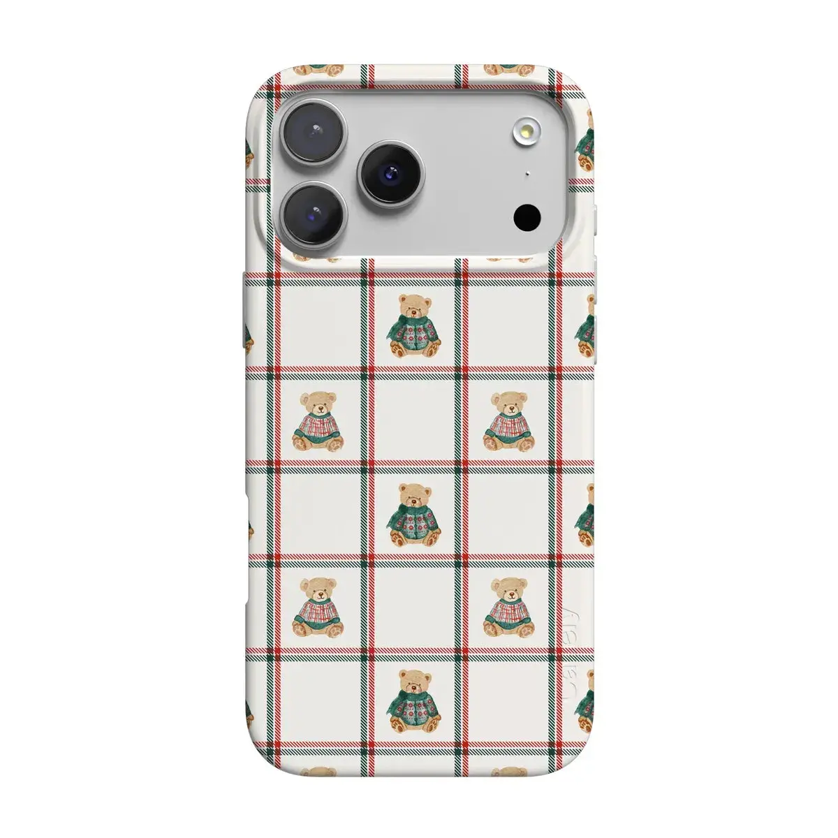 Casely iPhone 17 Pro Case | Bear Hugs | Teddy Squares | Compatible with MagSafe | Classic Ultra Thin Design