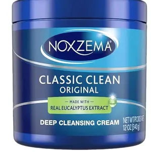 Noxzema Classic Clean Original Deep Cleansing Cream 12 oz - Made with Real Eucalyptus Extract - Skincare Product - Facial