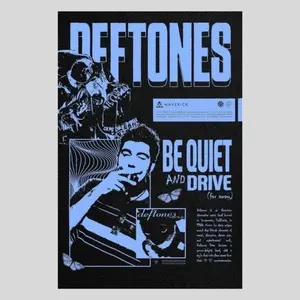 Deftones Rock Band Inspired Poster, Vintage Retro Music Wall Art, Alternative Fan Gift
