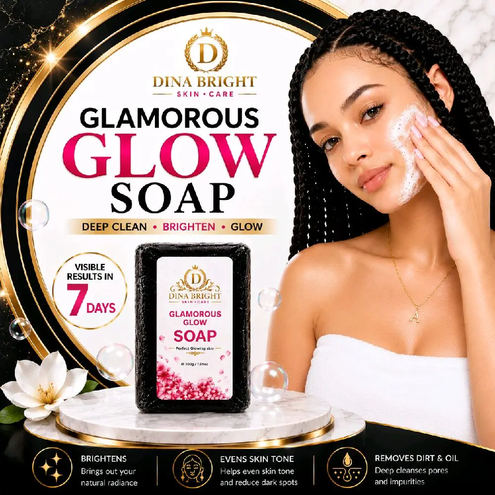 GLAMOROUS GLOW SOAP. GLAMOROUS GLOW SOAP.