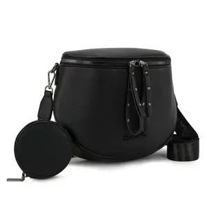 Large Fanny Pack Crossbody Sling Bags for Women Bum Bag with Adjustable Strap and Detachable Wallets Coin Purse