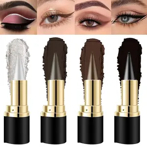 1Pcs 24H Matte Gel Eyeliner Pencil ，Waterproof, Quick-Dry, Smudge-Proof ，Multi-Use for Eyes & Lips，Perfect for Daily & Party Looks