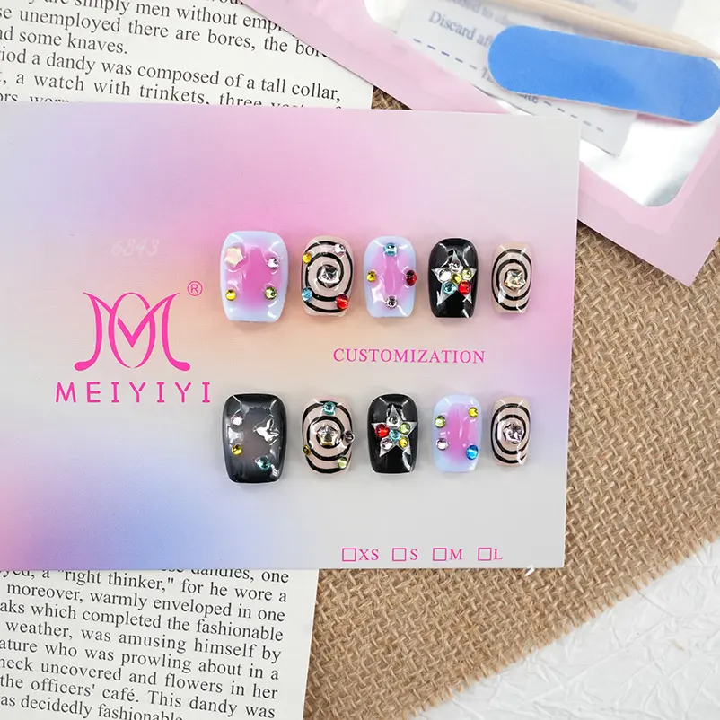 .DP.6843.Premium handcrafted wearable nails .DP.6843.Premium handcrafted wearable nails