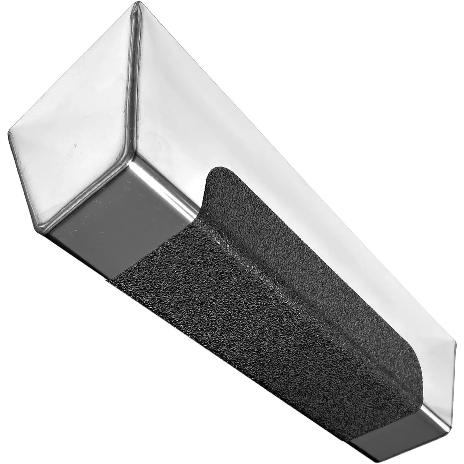 , 12" Professional Grade Heli-Arc Welded Stainless Steal Drywall Taping Mud Pan with Non Slip Grip, Easy Clean,  for All  12' And Under, Durable, and Built to Last