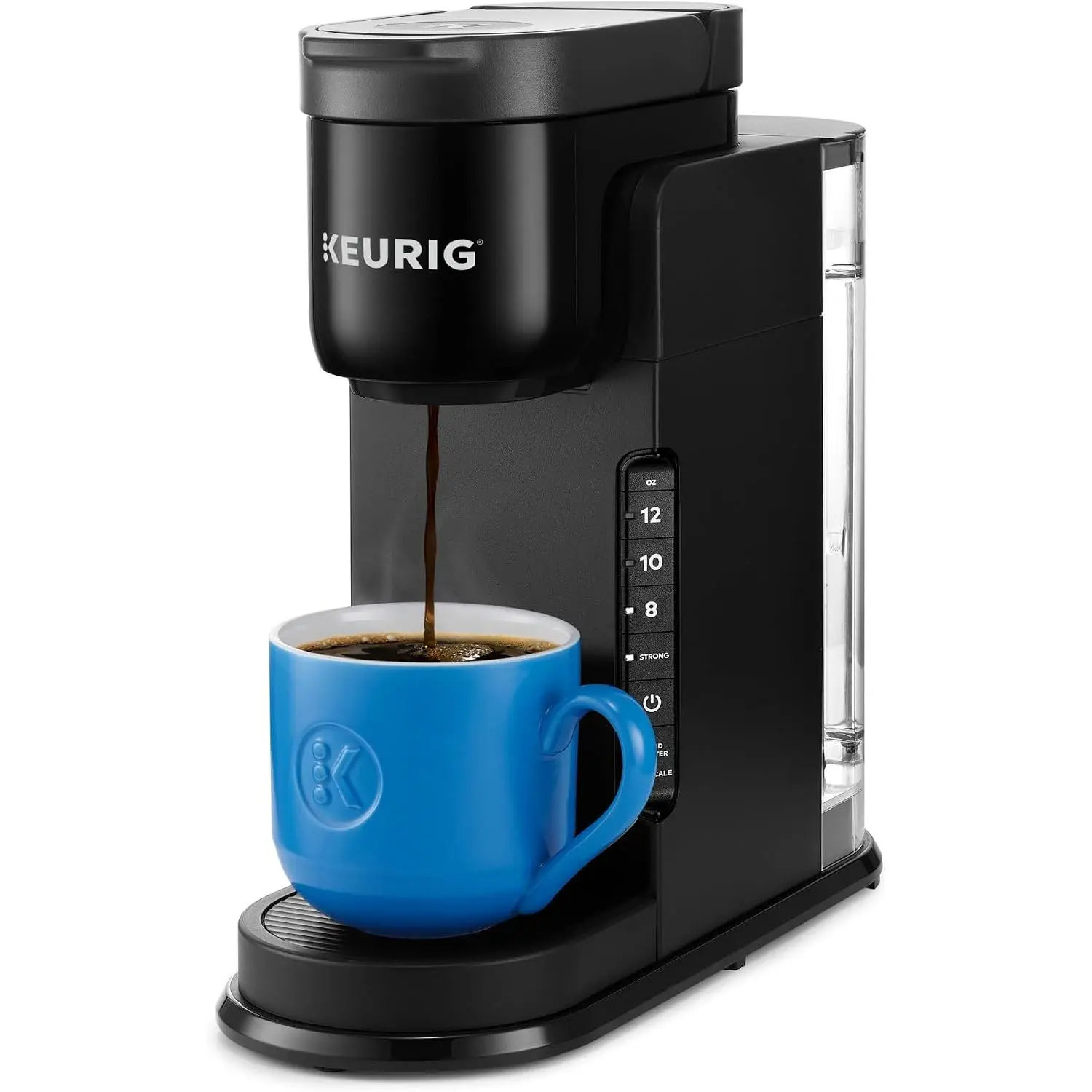 Keurig K-Express Single Serve K-Cup Pod Coffee Maker, 3 Brew Sizes, Strong Button, 42oz Removable Reservoir, Black - Filter Coffee & Espresso Combination Machine