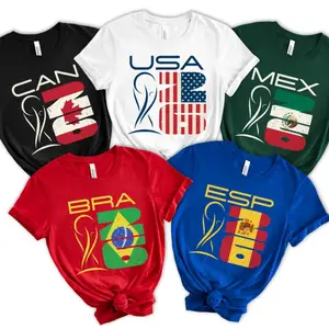 2026 Soccer Fan Shirt, Any Country Flag 26 Tee, Custom Country Code Shirt, International Football Tournament Fan Gift, World Soccer 2026 Tee, Personalized National Team Jersey, United States Canada Mexico Football Apparel, Men Women Kids Soccer Gift