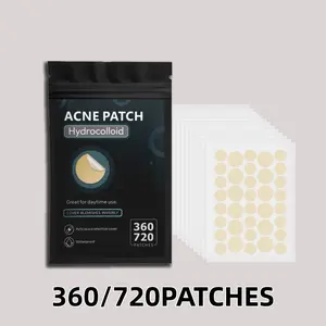 360/720 New Style Nude Dot Acne Patches, Blemish Barrier Patches, Natural Spot Cover Stickers, Covers Pimples & Blemishes, Multi-Size Mix Design, Thin Seamless Fit, Minimal High-Value Facial Patch Set