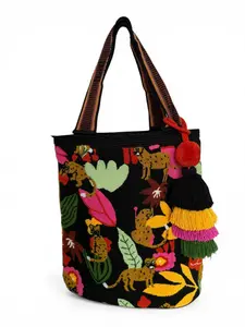 Tote Bag XL wayuu Upholstered special Designs Handmade with zipper